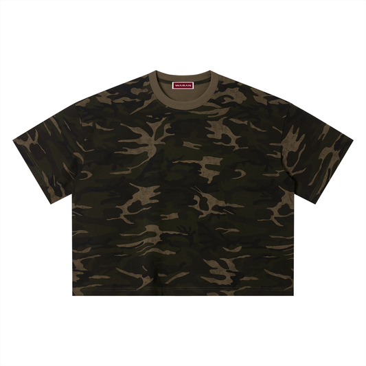 Waran Unisex Camo Boxy T-Shirt