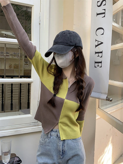 Women's Slim-Fit Versatile Short Knitted Cardigan