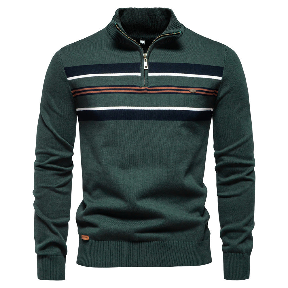 Mens Half Zipper Sweater