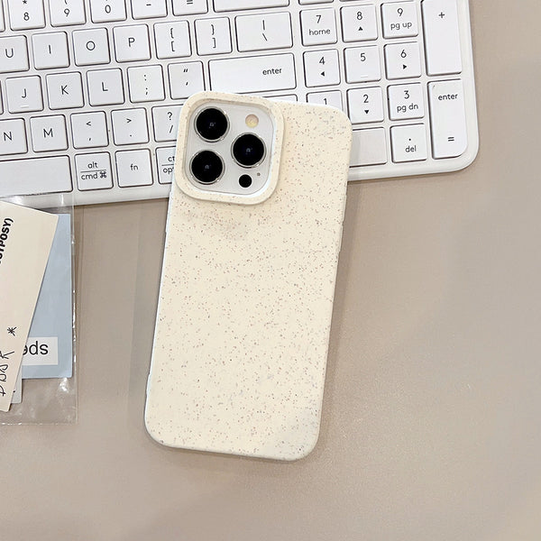 Pure Color Biodegradable Mobile Phone Case All Inclusive