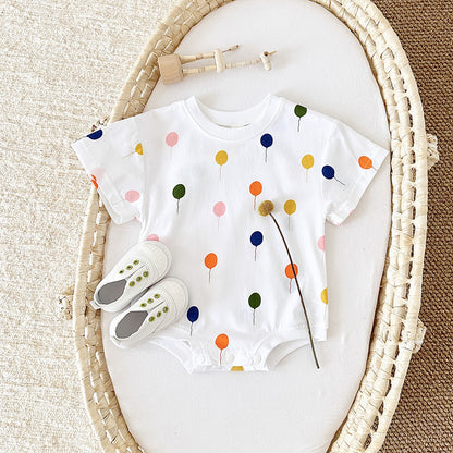 Baby Dot Balloon Printed Jumpsuit