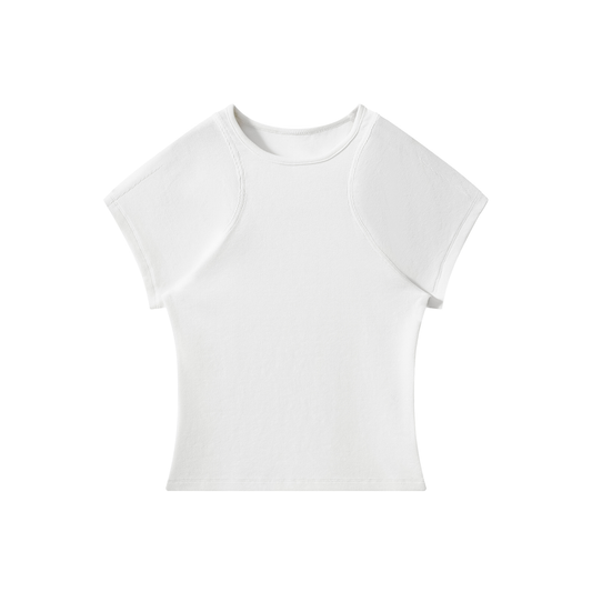 Women's Slim Fit Paneling T-Shirt 260GSM