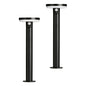 4lite Antheia Solar IP54 Die-Cast Aluminium LED Outdoor Bollard Light with Built in PIR Motion Sensor