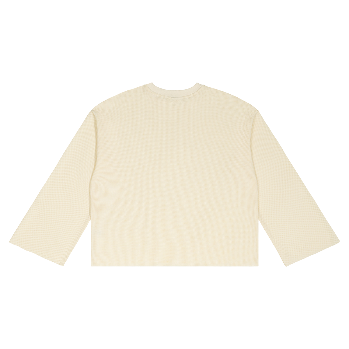 Unisex Waffle Raw Edge T-Shirt
