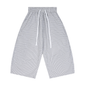 Unisex Plaid Loose Capri Shorts