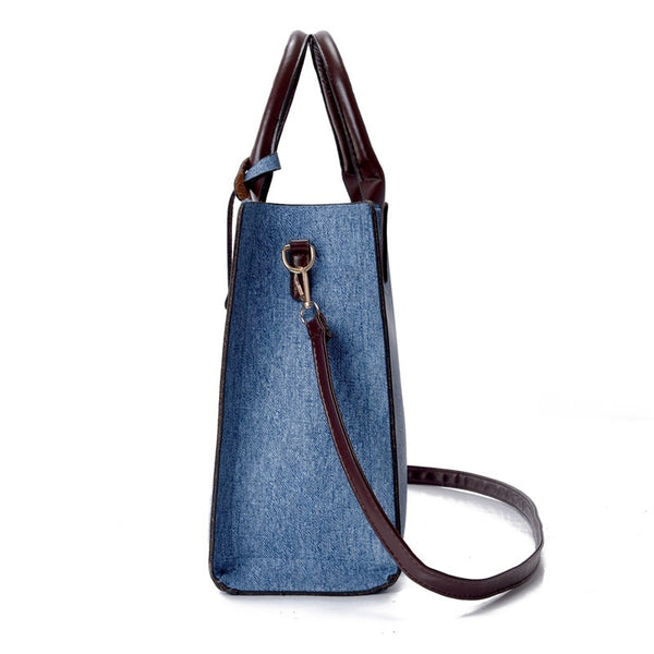 3-Piece PU Leather Handbag Set