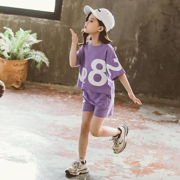 Children's Wear Girl Short-sleeved