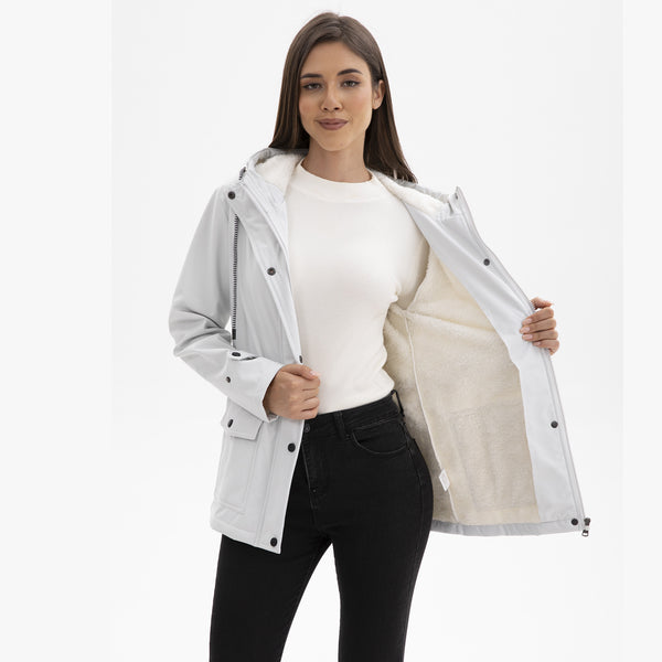 Women's Fleece-Lined Waterproof Jacket