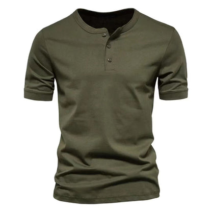 Men's Crew Neck Solid Colour T-Shirt - Short Sleeve