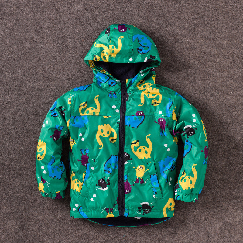 Windproof Children's Hooded Jacket