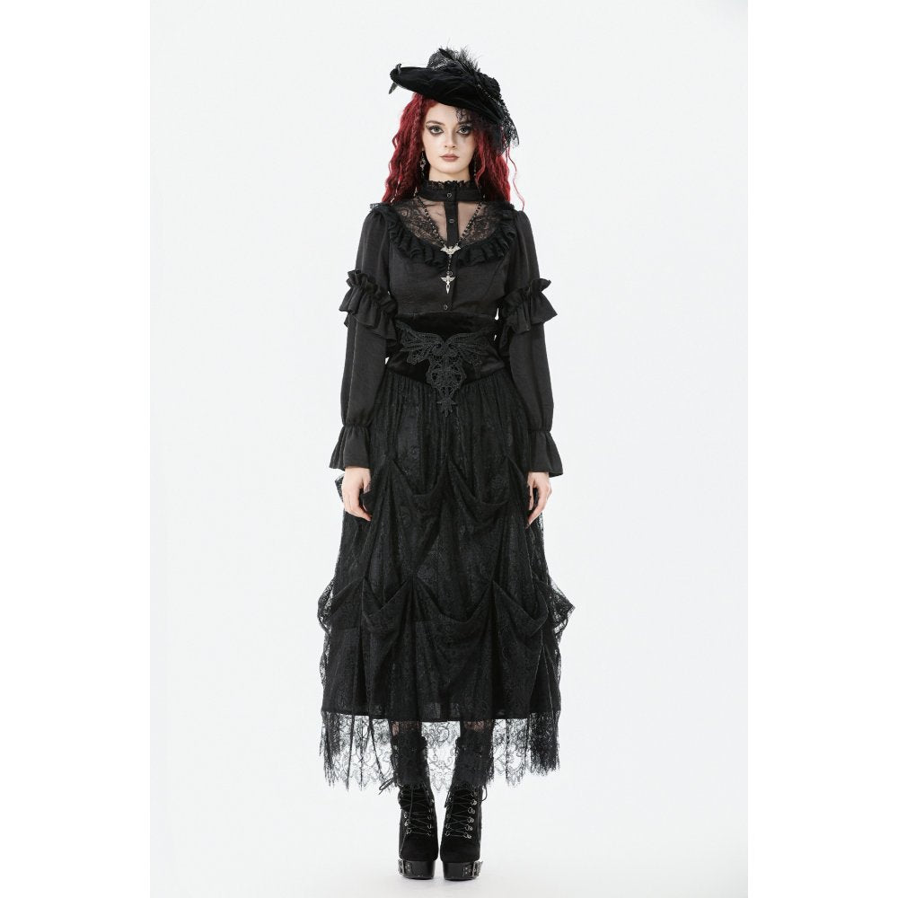 Dark in Love Bellatrix Frill Blouse