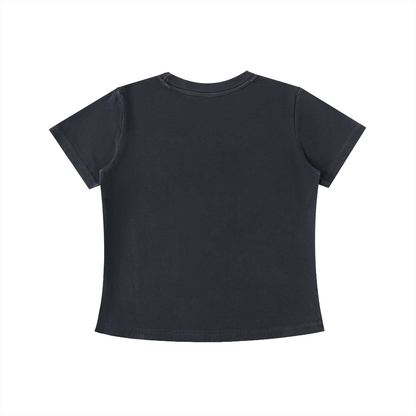 Womens Vintage Wash Slim Fit T-shirt