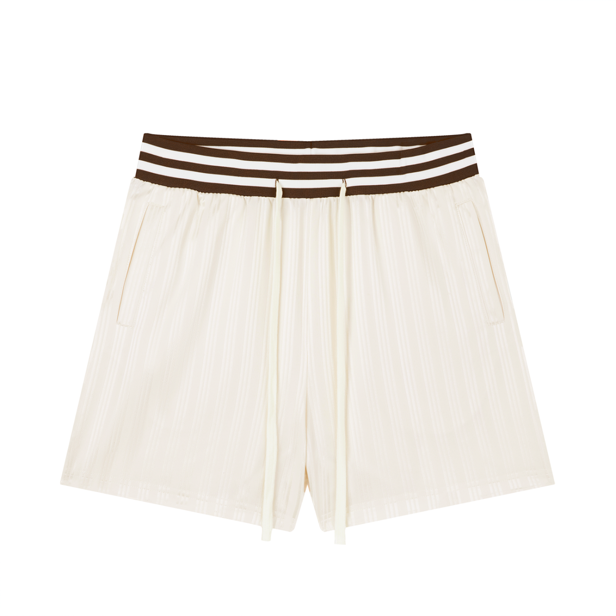 Waran Unisex Striped Drawstring Shorts