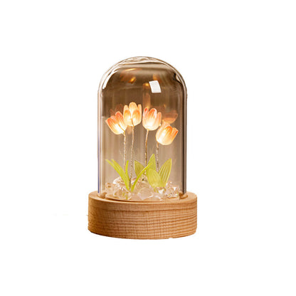 Tulip Small Night Lamp Handmade Desktop Decoration