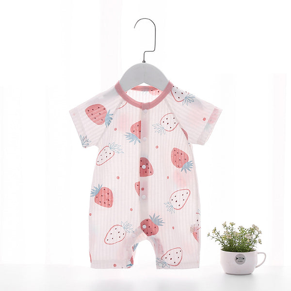 Baby Cotton Short-Sleeve Romper