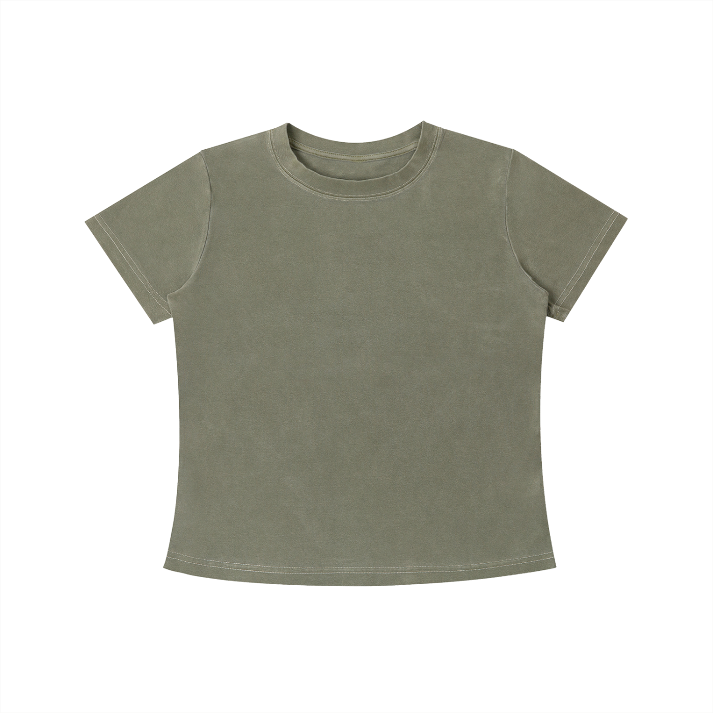 Womens Vintage Wash Slim Fit T-shirt