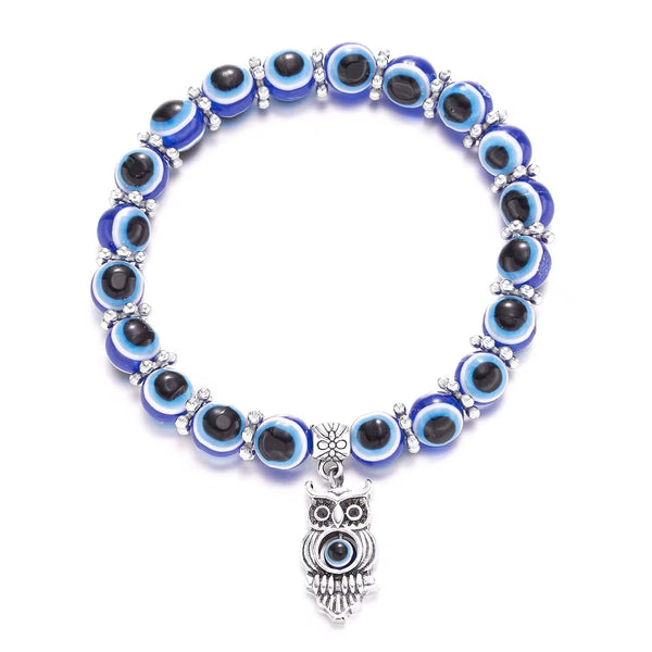Blue Devil's Eye Bracelet
