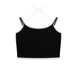 Contrast Binding Halter Tank Top 210GSM