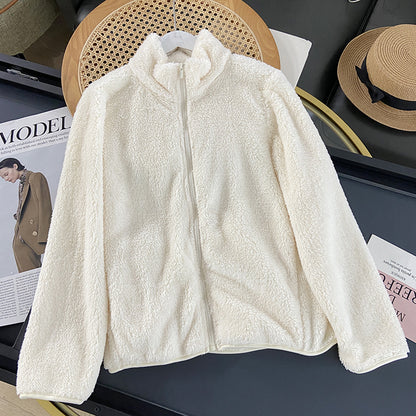 Women's Long Fleece full zip Cardigan
