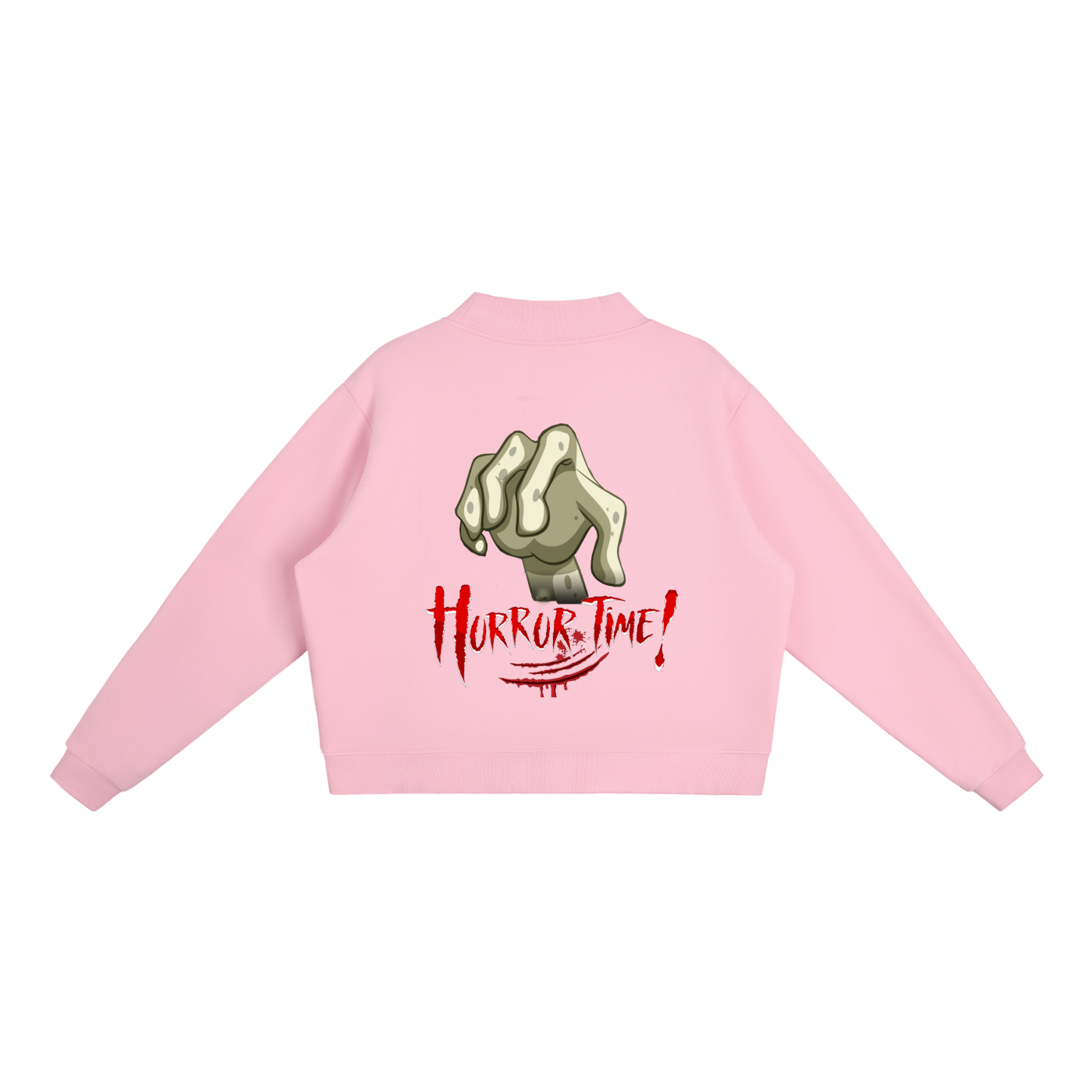 Fleece,Mock neck,Sweatshirt