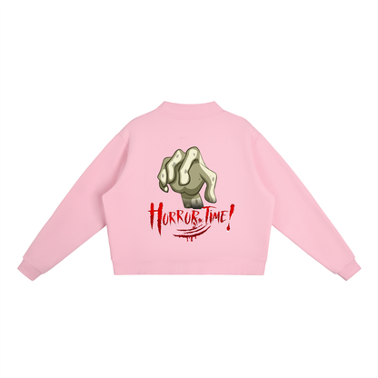 Fleece,Mock neck,Sweatshirt