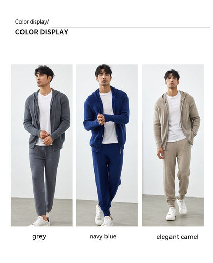 Cashmere Hooded Cardigan