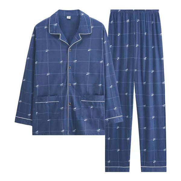 Ensemble de pyjama ample printemps et automne pour hommes