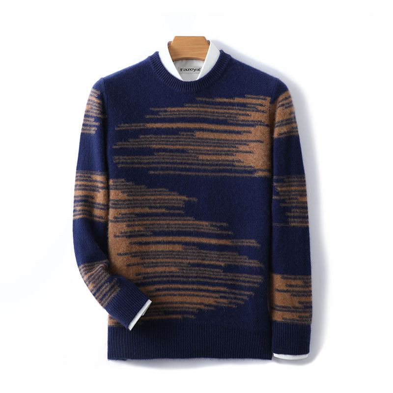 Mens Cashmere Sweater Pure Wool