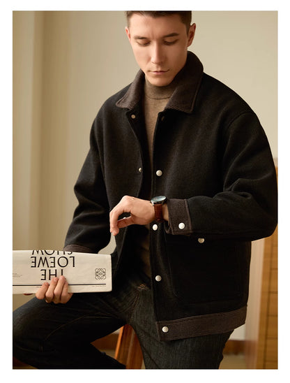 Men's Short Lapels Coat