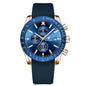 Poedagar Multifunctional Waterproof Luminous Men's Watch