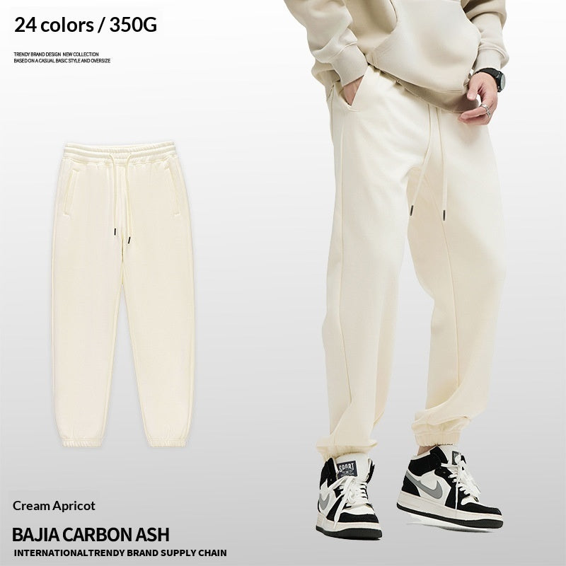 Winter Ankle-Tied Youth Casual Sweatpants Men