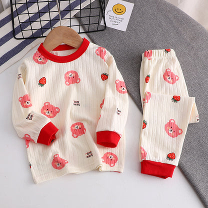 Children's Underwear Jacquard Cotton Suit
