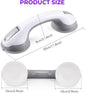 2 X SAFETY SUPPORT HAND RAIL HANDLE BAR GRIP GRAB SUCTION BATH BATHROOM SHOWER