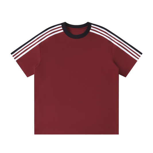 Waran Unisex Colorblock Striped T-Shirt