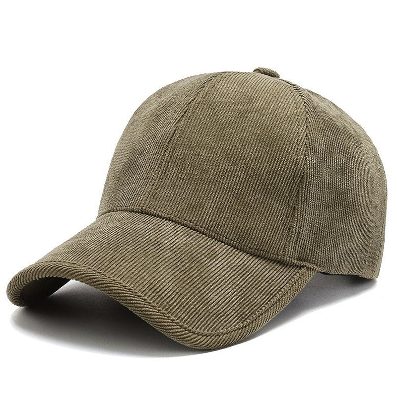 Corduroy Color Baseball Cap