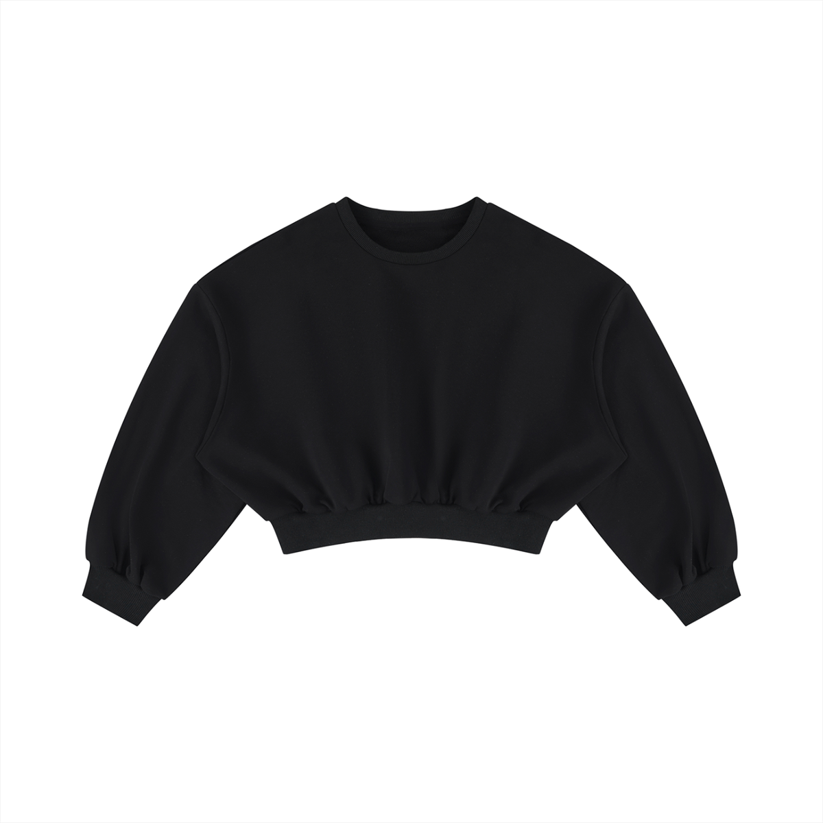 Women's Boxy Cropped Crewneck Sweatshirt