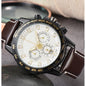 Men's Six-pin Full-function Quartz Watch