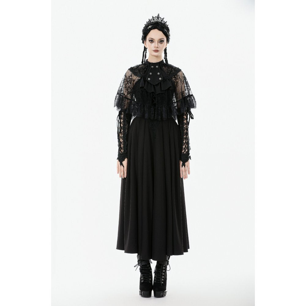 Capelet dentelle à volants Bellatrix Dark in Love