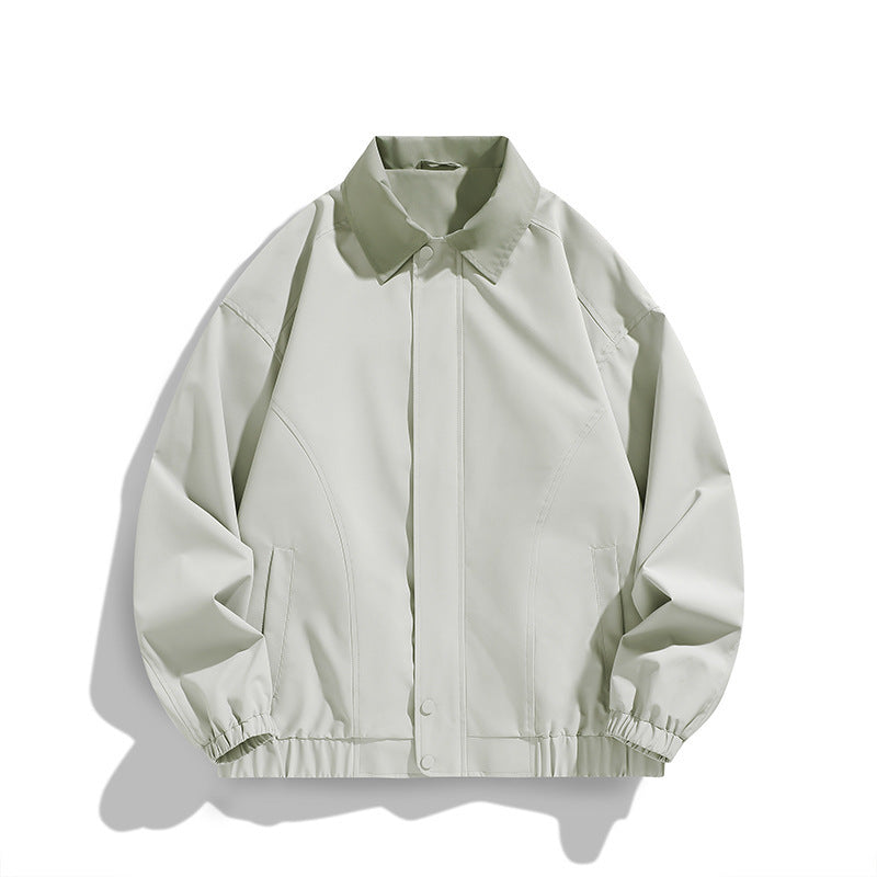 Polo Collar Jacket Top