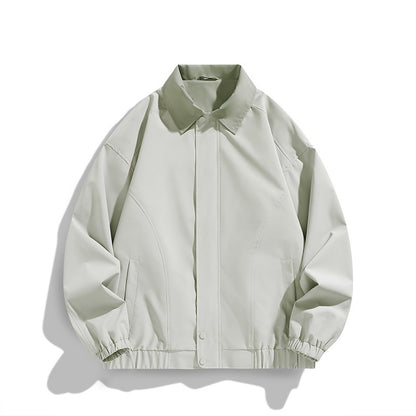 Polo Collar Jacket Top