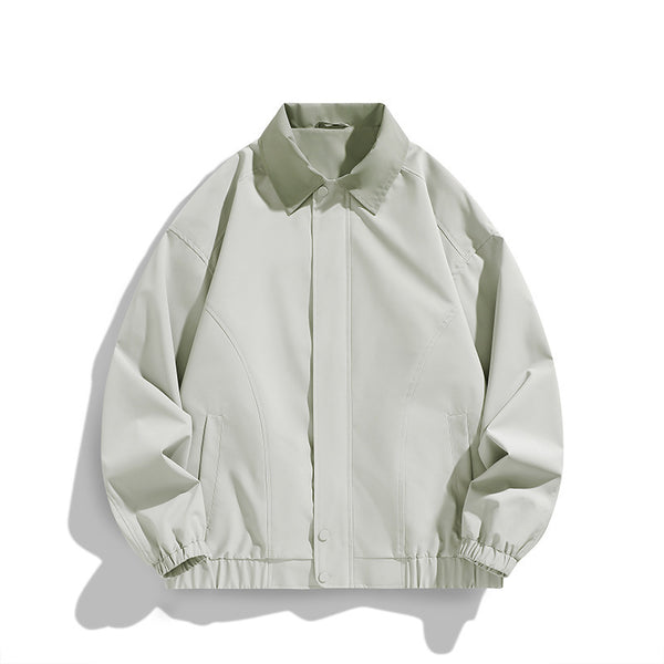 Polo Collar Jacket Top