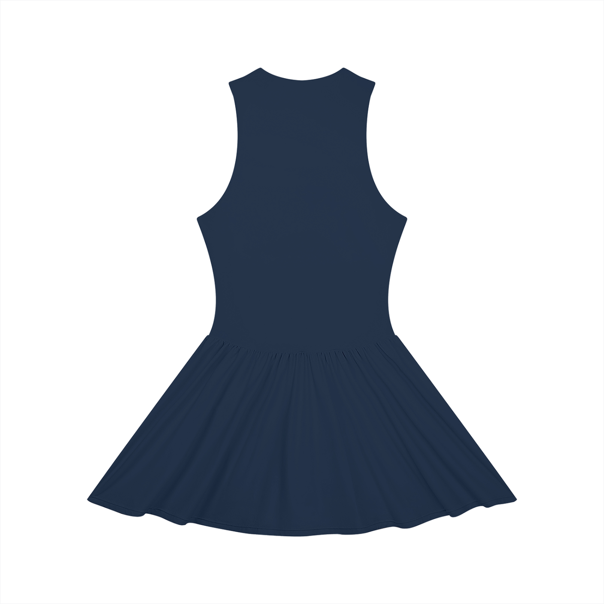Women's Ruched Sleeveless Full-Zip Dress 220GSM