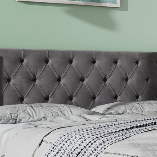 150 × 200 cm Velvet Storage Bed