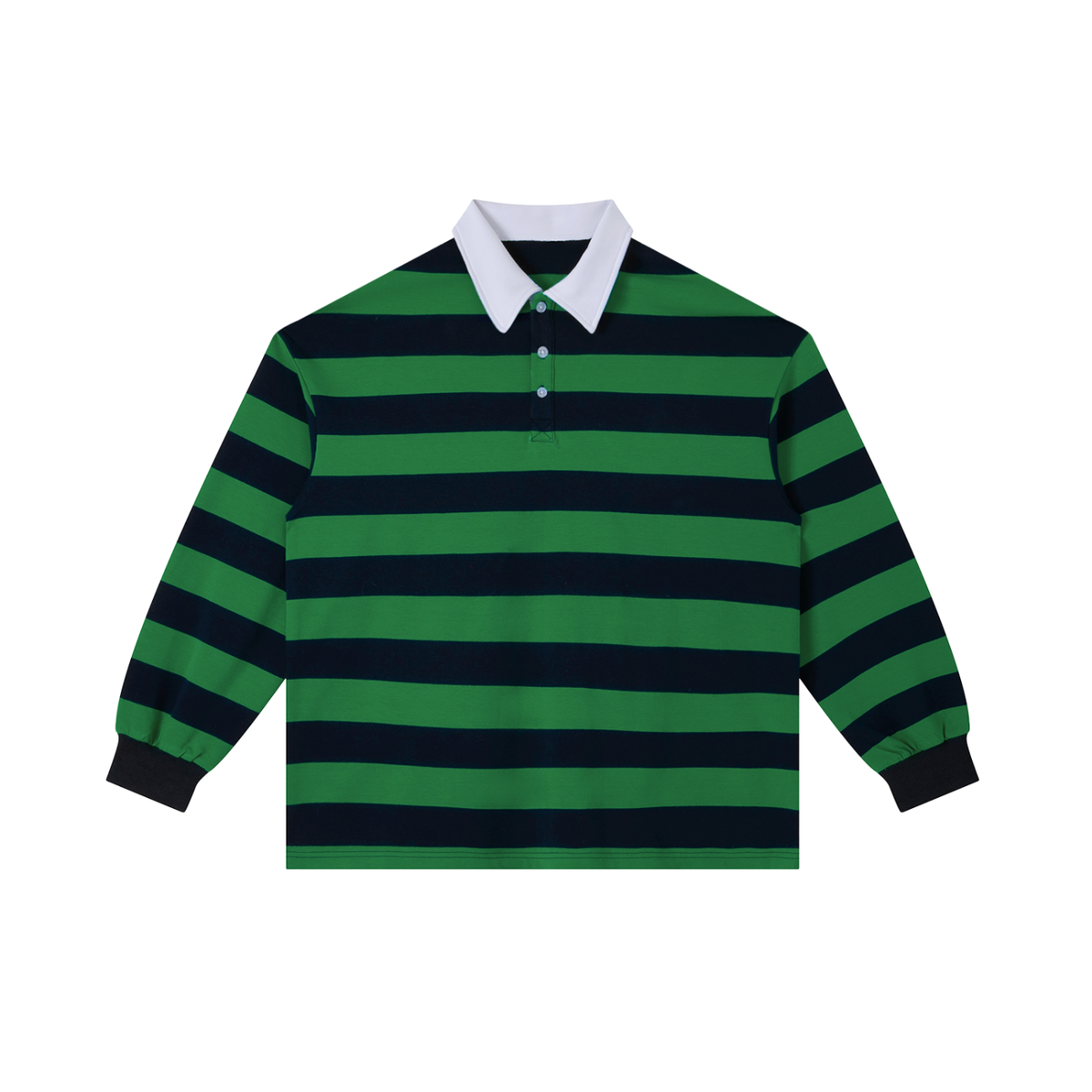 Waran Color Block Stripe Polo Shirt