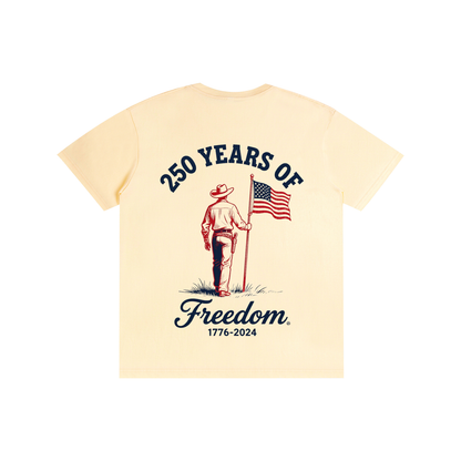 Pure Cotton Unisex T-Shirt | American 250yrs 180GSM