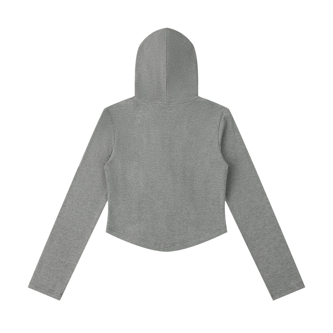 Women's Slim Cropped Full Zip Hoodie 260GSM