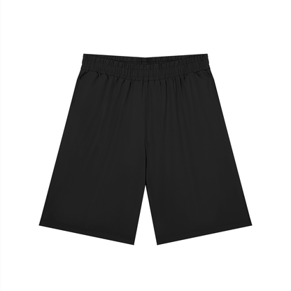 Men’s Solid Elastic Waist Shorts