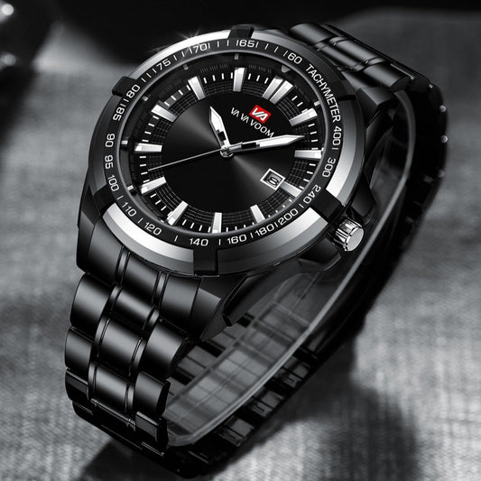 Business Sports Steel Belt Luminous Watch
