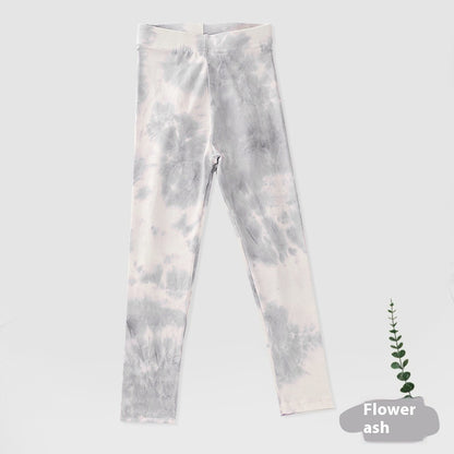 Girl's Leisure Tie-dyed Leggings