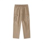 Cotton Elastic-Waist Cargo Pants 300GSM